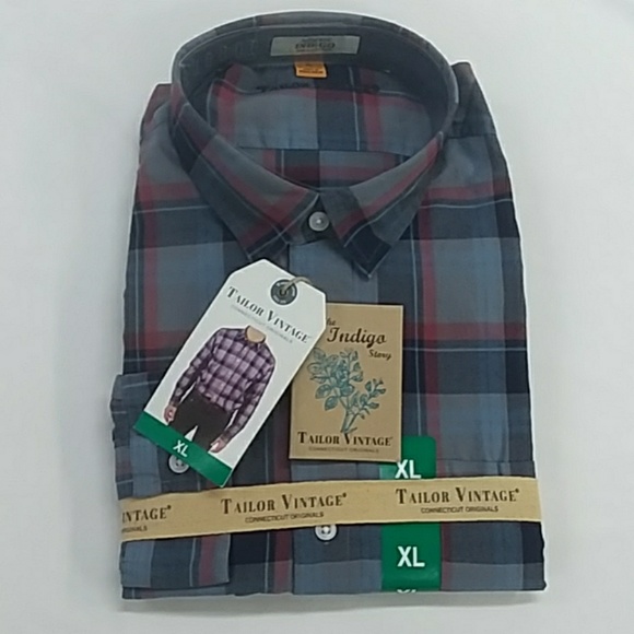 Tailor Vintage Other - Tailor Vintage Men's Plaid Shirt